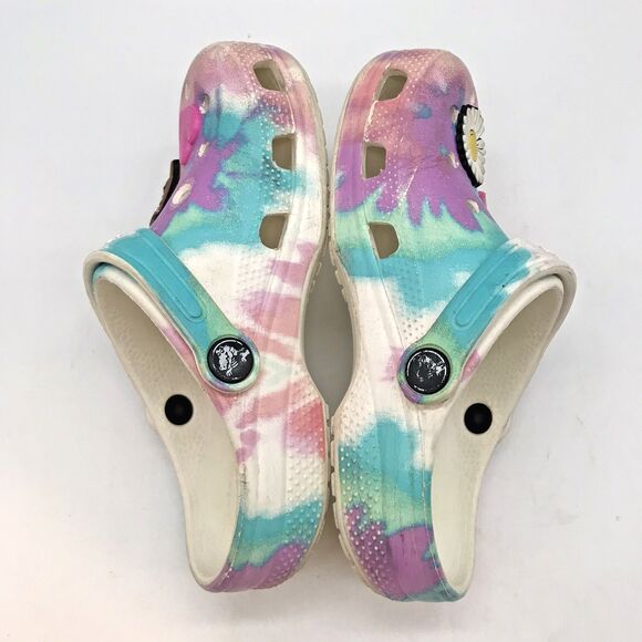 Crocs Iconic Comfort Clogs Unisex Childs C 13 Pastel Waterproof Sandals Jibbitz - Picture 7 of 11